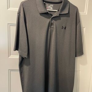 Under Armour Men's Gray Polo Shirt